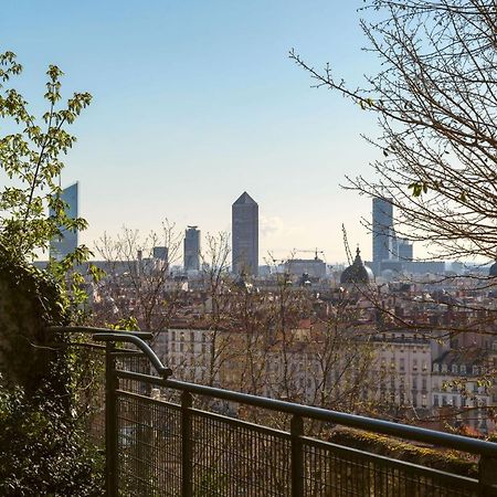 Appartement Beau Duplex Avec Jardin Et Vue à Lyon Extérieur photo