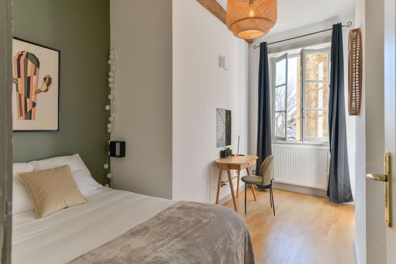 Appartement Beau Duplex Avec Jardin Et Vue à Lyon Extérieur photo