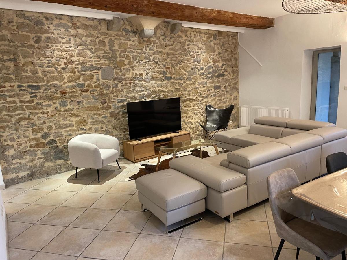 Appartement Beau Duplex Avec Jardin Et Vue à Lyon Extérieur photo