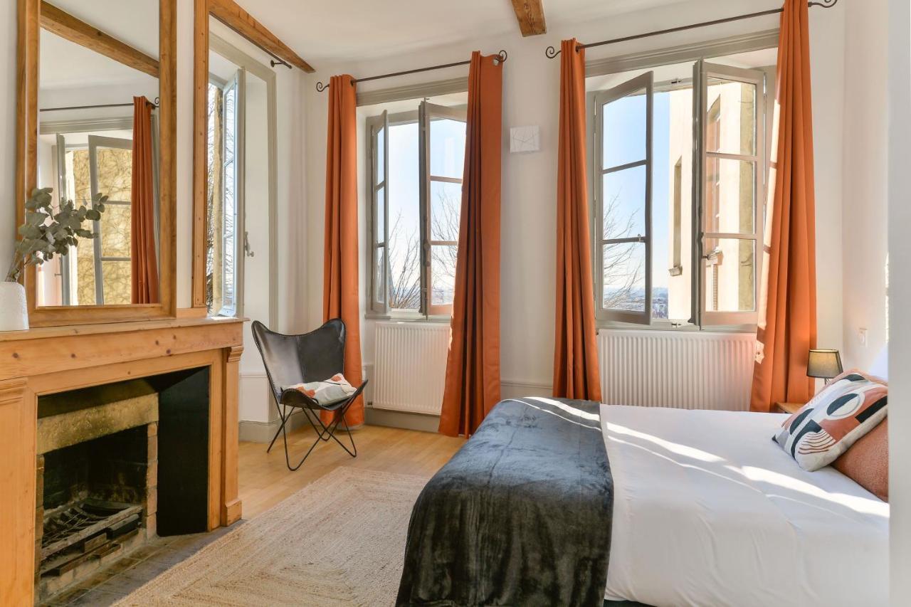 Appartement Beau Duplex Avec Jardin Et Vue à Lyon Extérieur photo