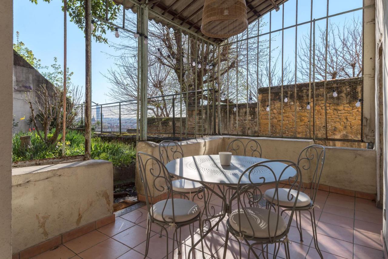 Appartement Beau Duplex Avec Jardin Et Vue à Lyon Extérieur photo