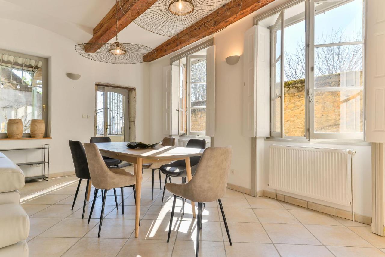 Appartement Beau Duplex Avec Jardin Et Vue à Lyon Extérieur photo